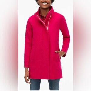 J. Crew City Connect Wool Blend Coat